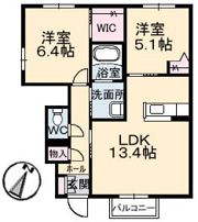 グランフォート A棟の間取り画像