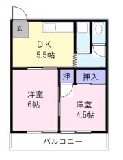 アップルハイツの間取り画像