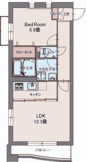 プレミアムコートみなみ野Ⅰの間取り画像
