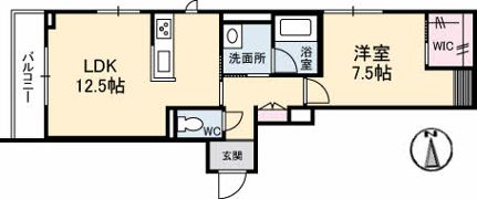 ガーデンズ ヒモリの間取り画像
