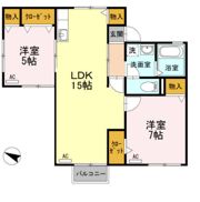 メゾン錦 A棟の間取り画像