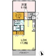 エクセレンス上野の間取り画像