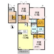 アルブル A棟の間取り画像