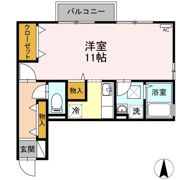 フェイバリット フラット D棟の間取り画像