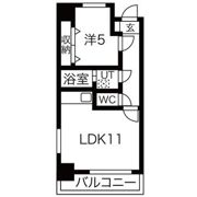 イーグルコート高沢の間取り画像