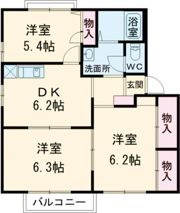 ラ・ベルターナIの間取り画像