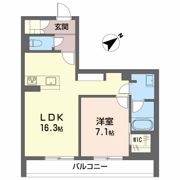 ベレオガーデンズ Miwaの間取り画像