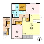 グラマードマレⅢ Dの間取り画像
