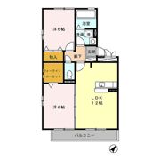セジュールM Bの間取り画像