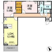ミルキー住吉の間取り画像