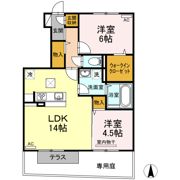 グランツ松島Eの間取り画像