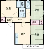 セファミ小野Bの間取り画像