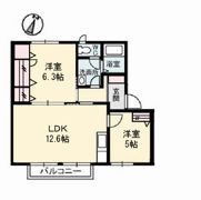 クレセントガーデン D棟の間取り画像