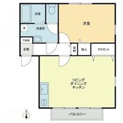フォブール松本Aの間取り画像