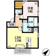 グランモア窪の間取り画像