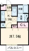 エスペランサ大刀洗Ⅰの間取り画像