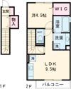 フルールカルチェの間取り画像
