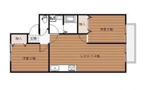 ファミール沼田Bの間取り画像