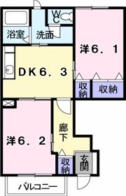 ドリーム ヴィレッジBの間取り画像