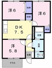 エミネント ソシアの間取り画像