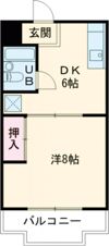 MANSION DIANAの間取り画像
