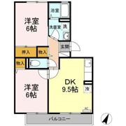 ハイカムールさくら館の間取り画像