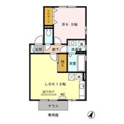 リビングタウン伊奈中央 Cの間取り画像