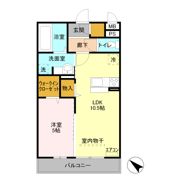 イルソーレ吉川美南 ジャッロの間取り画像