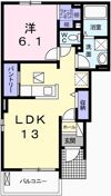 ミルフィーユAの間取り画像