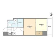 アクシーズタワー大門町の間取り画像