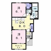 グラン レジデンス Bの間取り画像