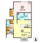 レガート知手 Cの間取り画像