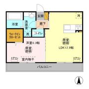 袖ヶ浦ヒルサイドプラザ Bの間取り画像