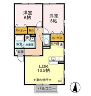 クレールヴィラ三和 A/B/Cの間取り画像