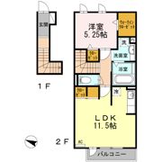ボヌールH＆Eの間取り画像