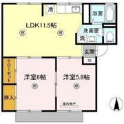 シャンポールききょう B棟の間取り画像