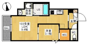 Grandtic Ark（グランティックアーク）の間取り画像