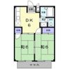 シティーハイツ中川 Aの間取り画像