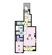 I・VILLAGE大手町 Cの間取り画像