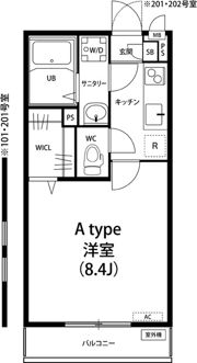 リブリ・さぎぬまの間取り画像