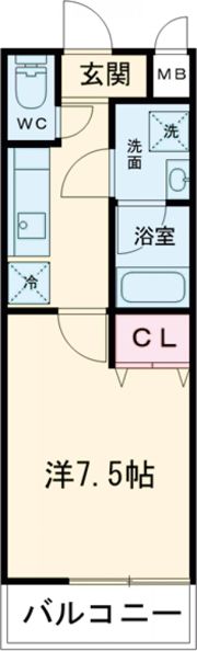 フジパレス浜寺ノースI番館の間取り画像