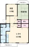 コーポ中根の間取り画像