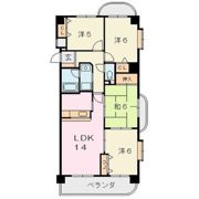 シャロン山之手の間取り画像