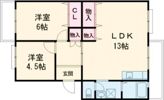 パストラル板倉Aの間取り画像