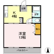 コーポすずき A棟の間取り画像