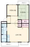 坪田ハイツの間取り画像