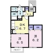 アビタシオン勝瑞Eの間取り画像