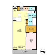クレセントの間取り画像