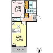 ラフィネ住吉の間取り画像