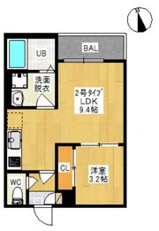 REGALEST OKAYAMA(レガリスト オカヤマ)の間取り画像